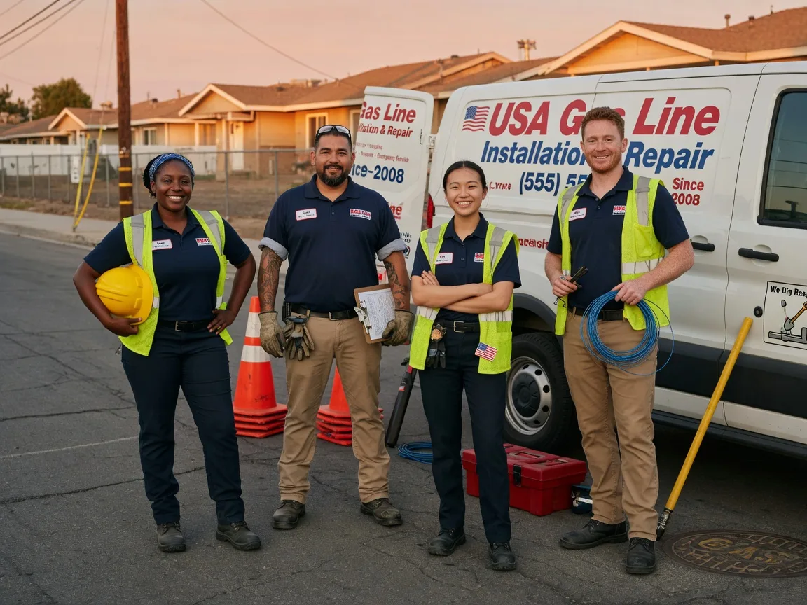 Gas Line Installation company in Slayden, TN